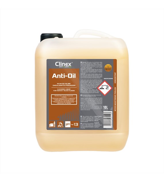 CLINEX ANTI-OIL Płyn do silnie zaolejonych posadzek 10L (40/1/1)