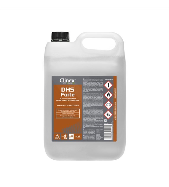 CLINEX DHS FORTE Płyn do usuwania uporczywych zabrudzeń 5L (114/1/1)
