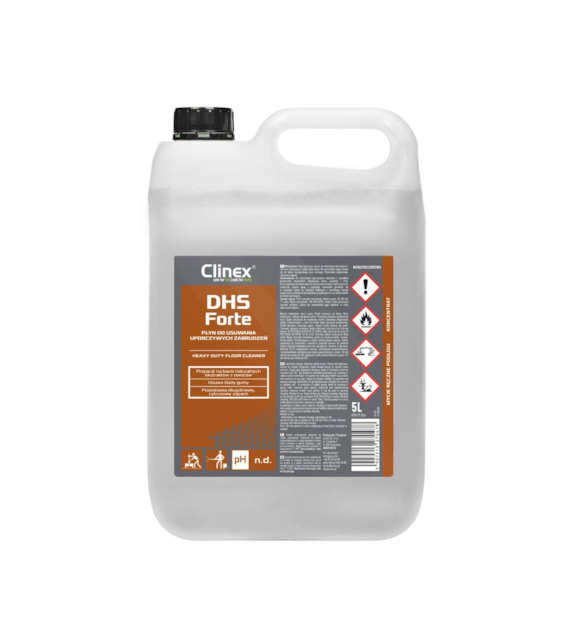 CLINEX DHS FORTE Płyn do usuwania uporczywych zabrudzeń 5L (114/1/1)