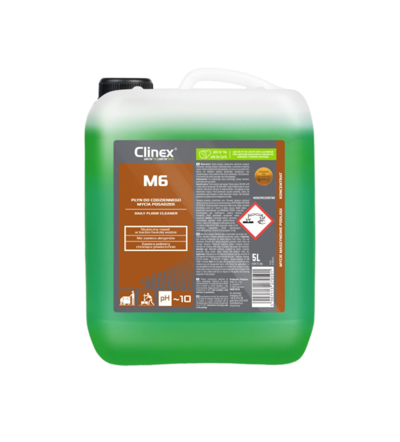 CLINEX M6 Płyn do codziennego mycia posadzek 5L (96/1/1)