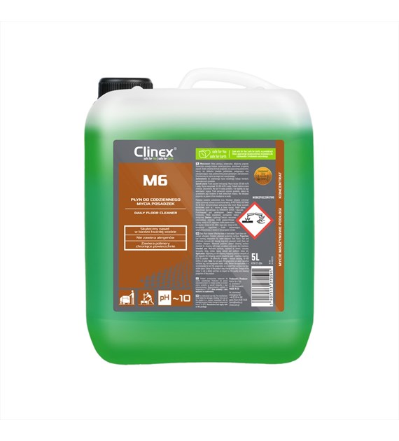 CLINEX M6 Płyn do codziennego mycia posadzek 5L (96/1/1)