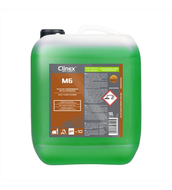 CLINEX M6 Płyn do codziennego mycia posadzek 10L (40/1/1)