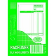 RACHUNEK DLA KONSUMENTA A6
