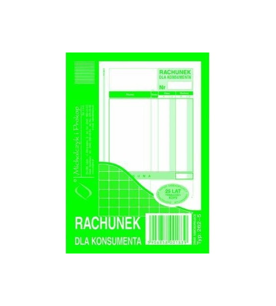 RACHUNEK DLA KONSUMENTA A6