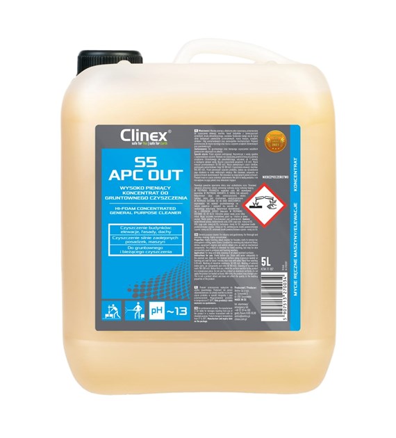 CLINEX S5 APC OUT Koncentrat do gruntownego czyszczenia 5L (96/1/1)