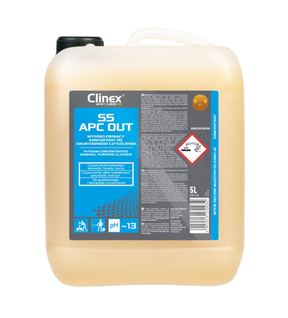 CLINEX S5 APC OUT Koncentrat do gruntownego czyszczenia 5L (96/1/1)