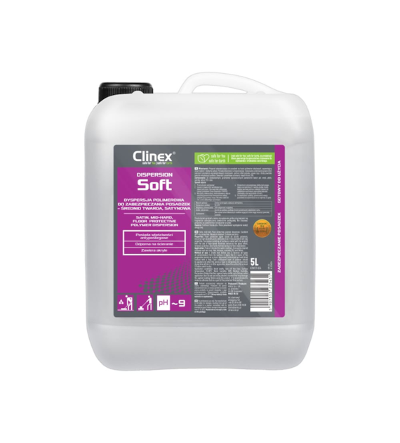 CLINEX DISPERSION SOFT Dyspersja polimerowa do zabezpieczania posadzek - średnio twarda satynowa 5L (96/1/1)