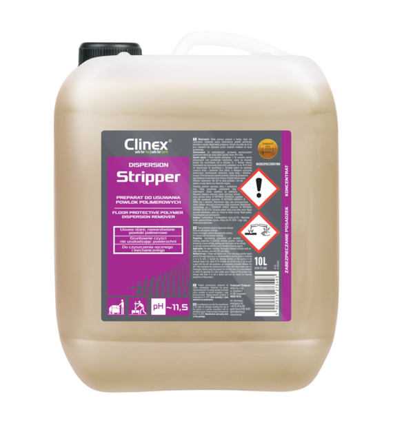 CLINEX DISPERSION STRIPPER Preparat do usuwania powłok polimerowych 10L (40/1/1)