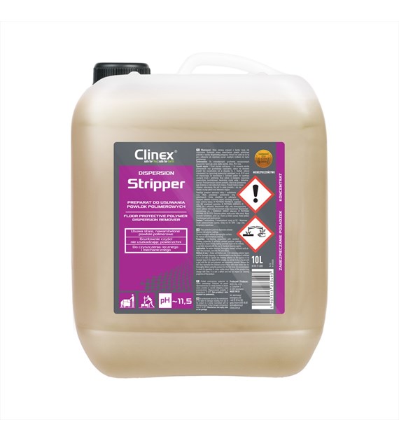 CLINEX DISPERSION STRIPPER Preparat do usuwania powłok polimerowych 10L (40/1/1)
