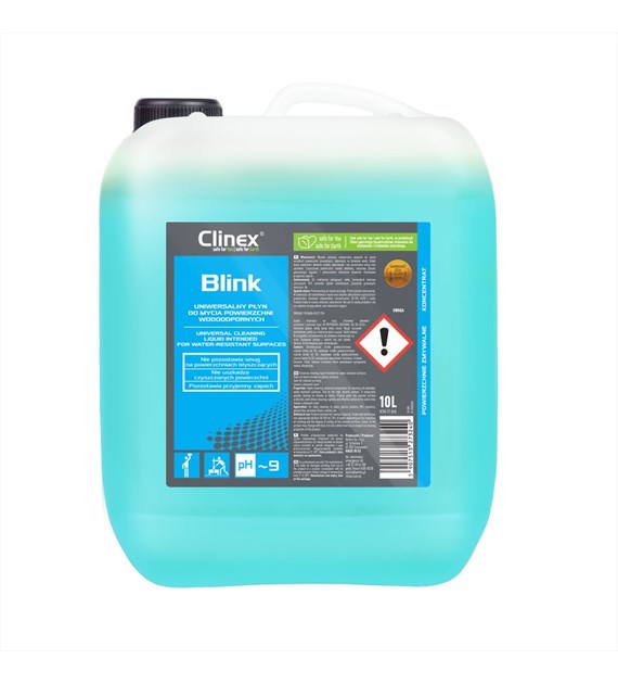 CLINEX BLINK Uniwersalny płyn do mycia powierzchni wodoodpornych 10L (40/1/1)