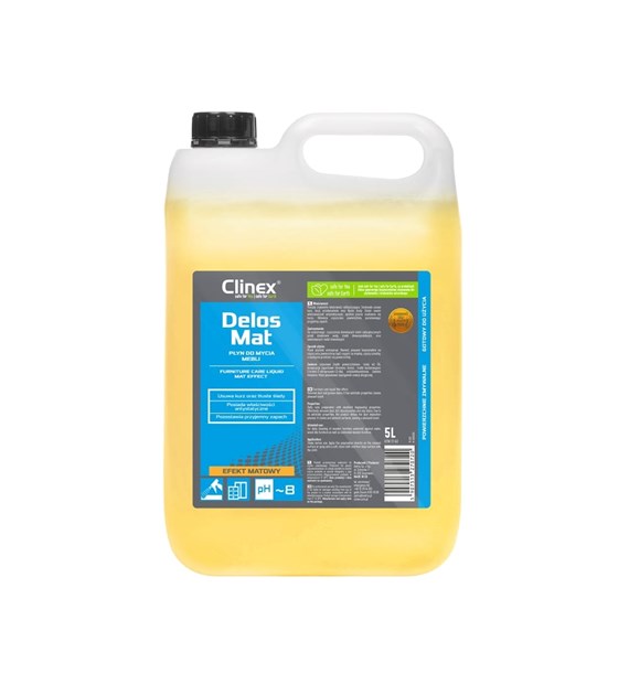 CLINEX DELOS MAT Płyn do mycia mebli 5L (114/1/1)