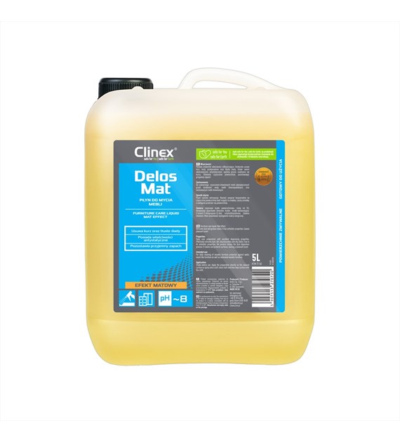 CLINEX DELOS MAT Płyn do mycia mebli 5L (114/1/1)