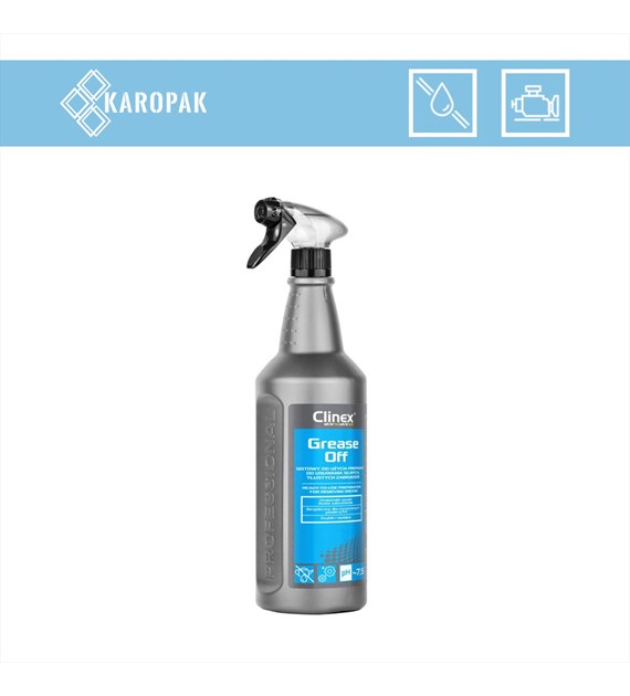 CLINEX GREASEOFF Gotowy do użycia preparat do usuwania silnych tłustych zabrudzeń 1L (76/6/1)