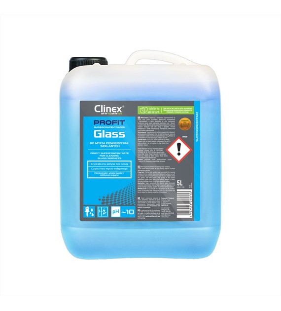CLINEX PROFIT GLASS Do mycia powierzchni szklanych 5L (96/1/1)