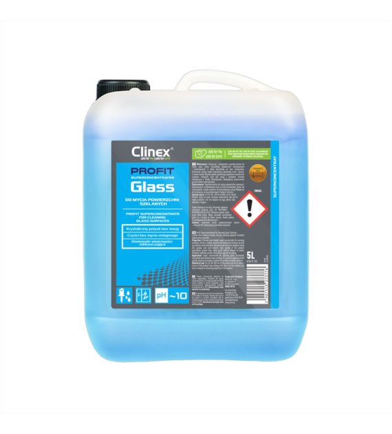 CLINEX PROFIT GLASS Do mycia powierzchni szklanych 5L (96/1/1)