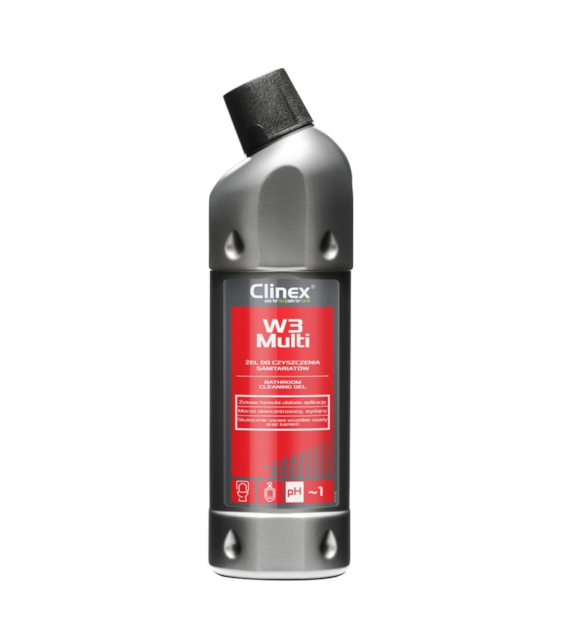 CLINEX W3 MULTI Żel do czyszczenia sanitariatów 1L (72/6/1)