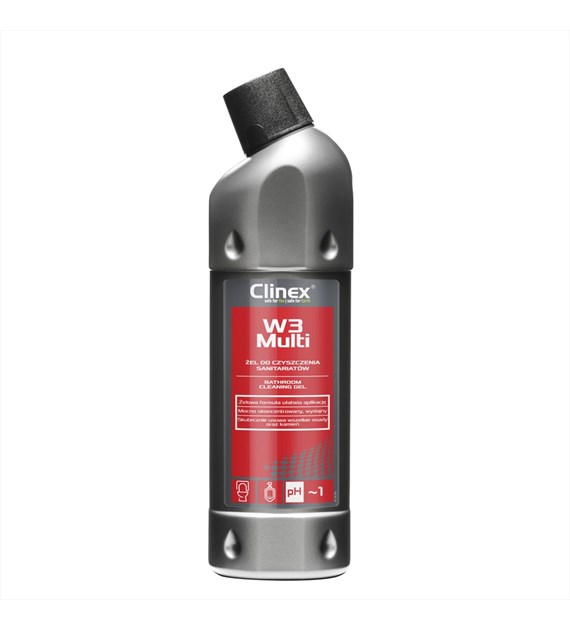 CLINEX W3 MULTI Żel do czyszczenia sanitariatów 1L (72/6/1)