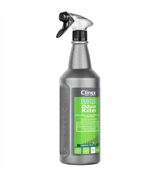 CLINEX NANO PROTECT ODOUR KILLER Preparat do neutralizacji zapachów GREEN TEA 1L (76/6/1)