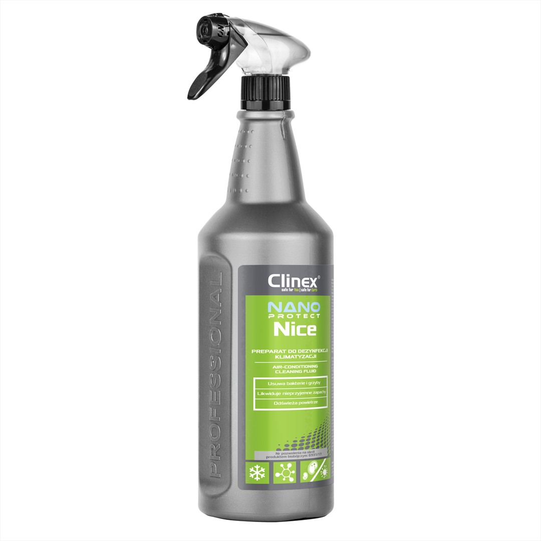 CLINEX NANO PROTECT NICE Preparat do dezynfekcji klimatyzacji 1L (76/6/1)