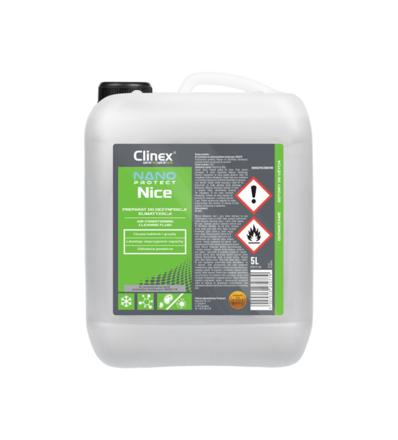 CLINEX NANO PROTECT NICE Preparat do dezynfekcji klimatyzacji 5L (96/1/1)