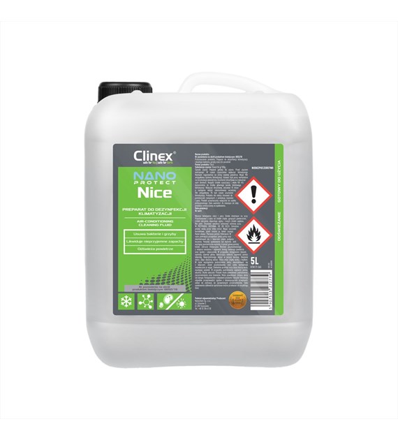 CLINEX NANO PROTECT NICE Preparat do dezynfekcji klimatyzacji 5L (96/1/1)