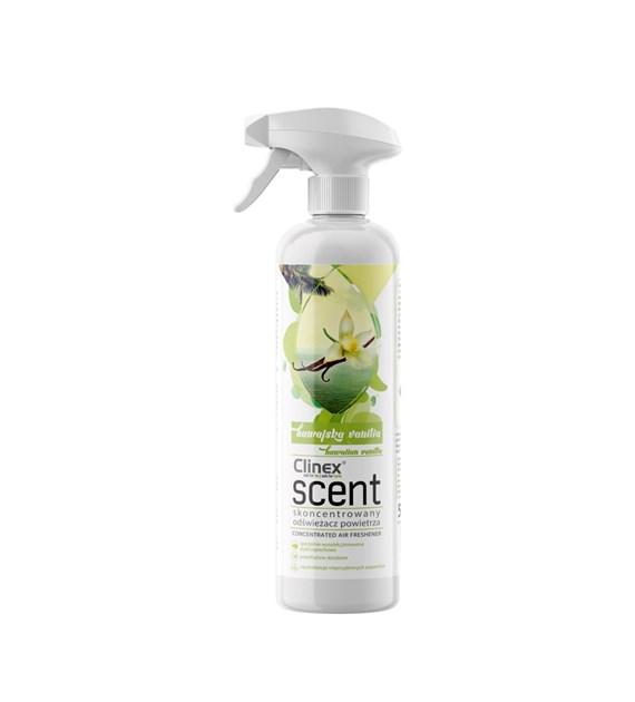 CLINEX SCENT Skoncentrowany odświeżacz powietrza HAWAJSKA WANILIA 0,5L (136/6/1)