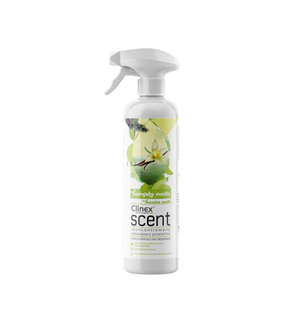 CLINEX SCENT Skoncentrowany odświeżacz powietrza HAWAJSKA WANILIA 0,5L (136/6/1)