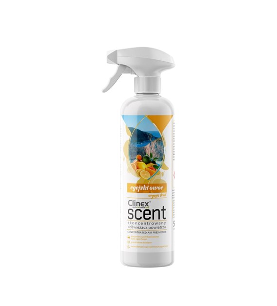 CLINEX SCENT Skoncentrowany odświeżacz powietrza EGEJSKI OWOC 0,5L (136/6/1)