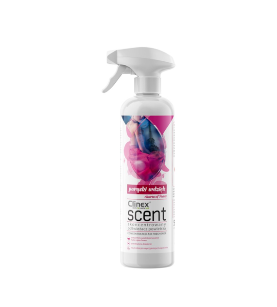 CLINEX SCENT Skoncentrowany odświeżacz powietrza PARYSKI WDZIĘK 0,5L (136/6/1)