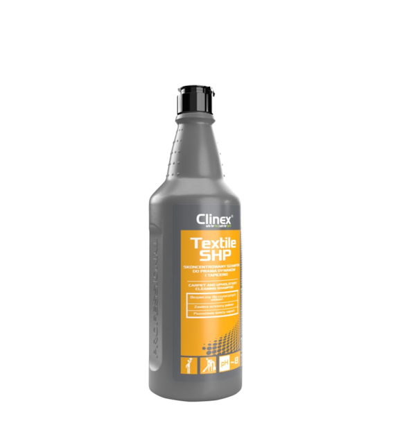 CLINEX TEXTILE SHP Skoncentrowany szampon do prania dywanów i tapicerki 1L (76/6/1)
