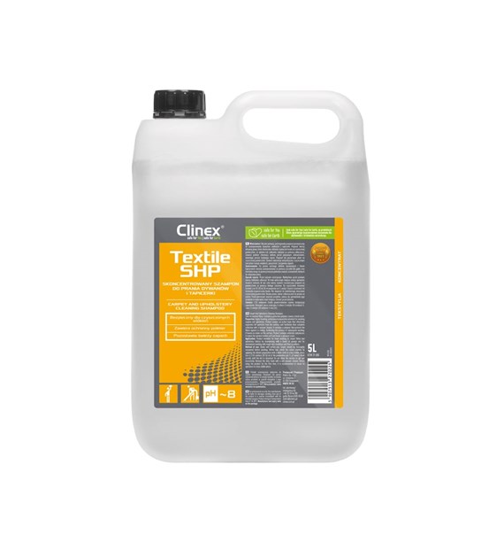 CLINEX TEXTILE SHP Skoncentrowany szampon do prania dywanów i tapicerki 5L (114/1/1)