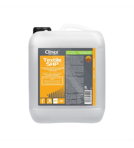CLINEX TEXTILE SHP Skoncentrowany szampon do prania dywanów i tapicerki 5L (114/1/1)