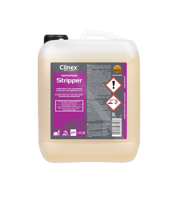 CLINEX DISPERSION STRIPPER Preparat do usuwania powłok polimerowych 5L (96/1/1)