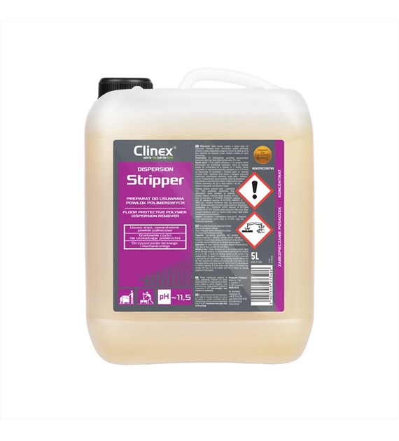 CLINEX DISPERSION STRIPPER Preparat do usuwania powłok polimerowych 5L (96/1/1)