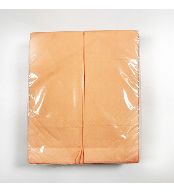 Etui na sztućce serwetka 38x32 PUNTA BRZOSKWINIOWA (48/16/50)