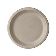 PURE TALERZ Z TRZCINY CUKROWEJ 26cm NATURALNY (_/10/50)