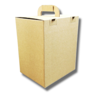 PUDEŁKO DIETA BOX NA 5-6 POJ. ZE SKŁADANĄ RĄCZKĄ 230x190x285 (50SZT)