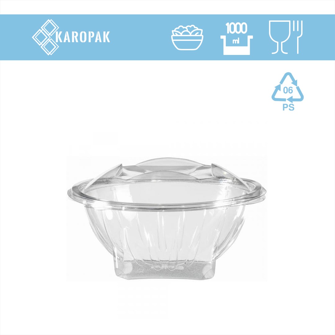 K-RO PUCHAREK PET Z WIECZKIEM 1000ml PS (_/8/50)