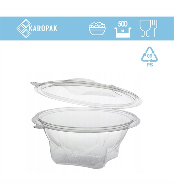 K-RO PUCHAREK PET Z WIECZKIEM 500ml PS (_/10/50)