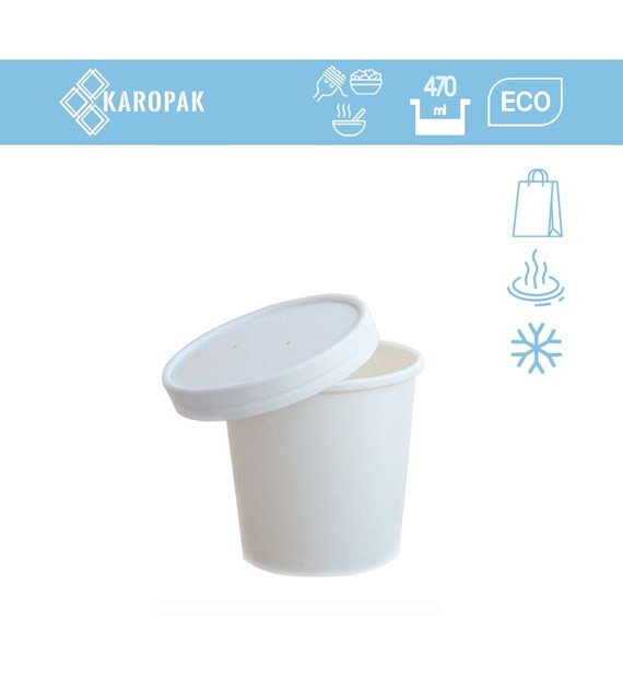 POJEMNIK NA ZUPĘ BIAŁY 470ml (_/20/25)