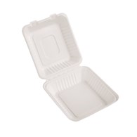 (EKO) Love Nature menubox z trzciny cukrowej niedzielony 23x23x8cm (31/4/50)