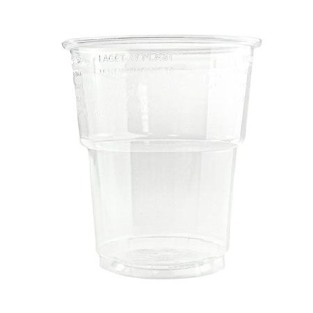 KUBEK PET 200ML + ZNAK DYREKTYWY (0/25/50)