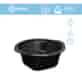 (REUSE) Miska żebrowana D-5500RC fi165mm 500ml CZARNA (16/12/50)