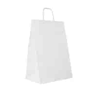 TORBA BIAŁA Z UCHEM SKRĘCANYM 305x170x425 (300x170x410) 100G (100SZT)