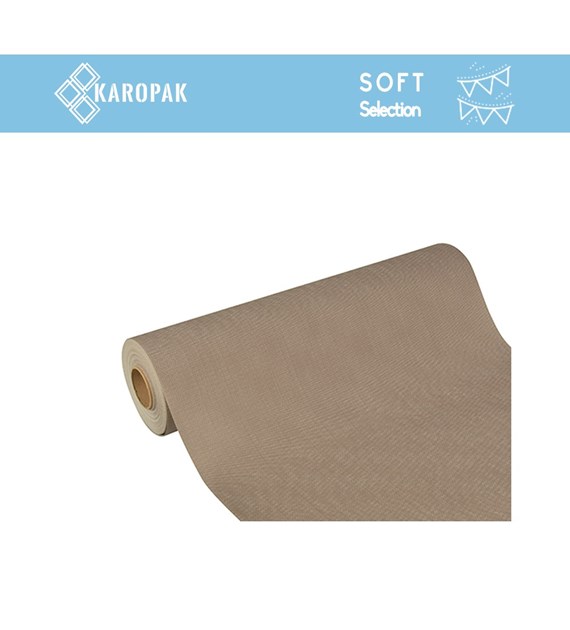 BIEŻNIK W ROLCE 24m/40cm SOFT SELECTION PLUS Z WŁÓKNINY SZARY (_/4/1)