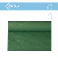 OBRUS PAPIEROWY W ROLCE 1,2x8m WYTŁOCZENIE DAMASZKOWE CIEMNA ZIELEŃ (28/12/1)
