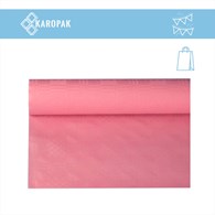 OBRUS PAPIEROWY W ROLCE 1,2x8m WYTŁOCZENIE DAMASZKOWE RÓŻOWY (28/12/1)