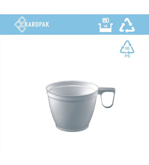 FILIŻANKA BIAŁA 180ML P.S. (60szt)