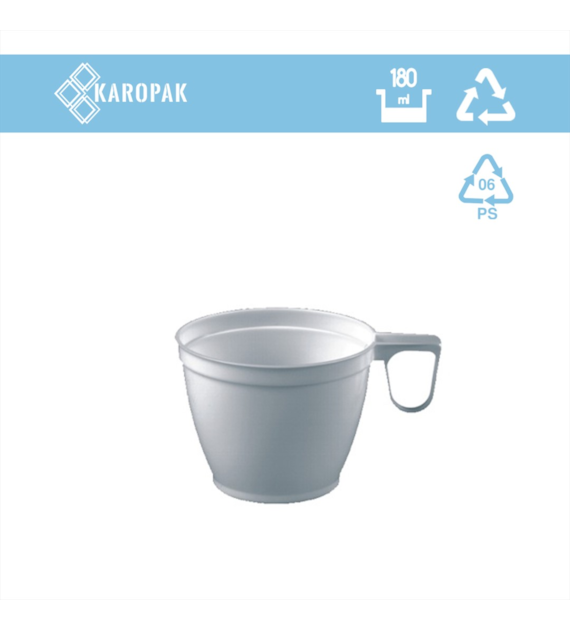 FILIŻANKA BIAŁA 180ML P.S. (60szt)