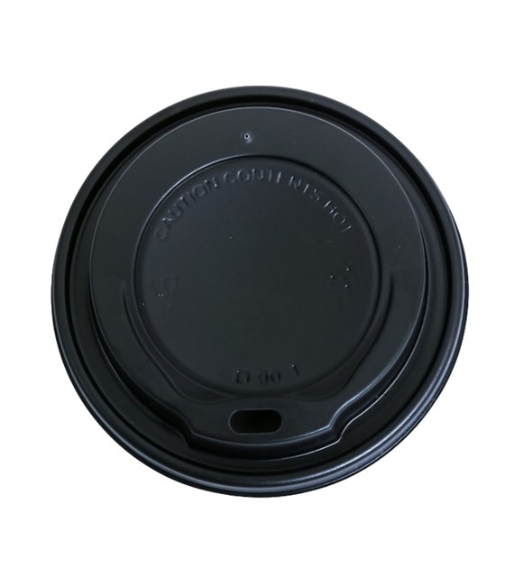 Wieczko do kubka PAP. CZARNE 90mm 300/400ml (36/10/100)